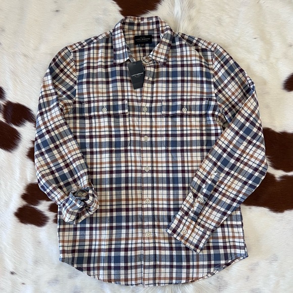 NWT Mens Lucky Brand Button Down - Picture 1 of 10